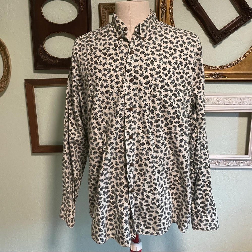 Vintage Free Fall Paisley Button Down
